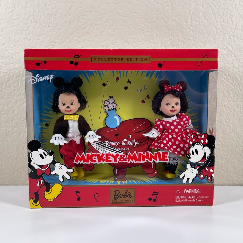 Disney Collector Edition Mickey & Minnie Dolls - NIB